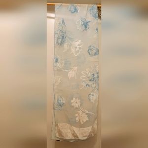 Sheer and Velvet Scarf/Shawl